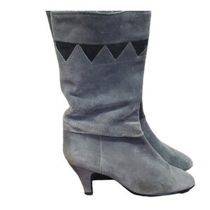 Vintage Gabor Womens Y2K Shoes heels mid calf booties sz 6